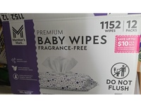Member's Mark Premium Baby Wipes, 1152 Count, Pack Of 12 - thumbnail 2