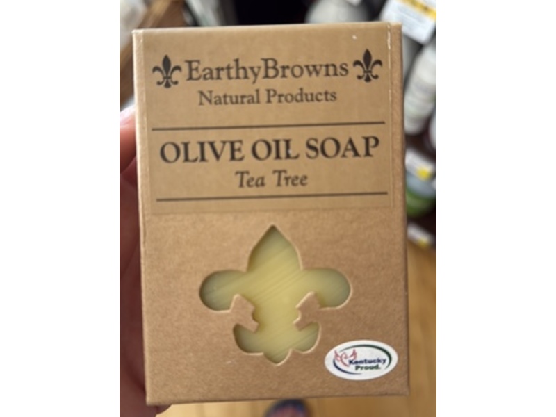 Earthy Browns Olive Oil Soap, Tea Tree, 6 oz