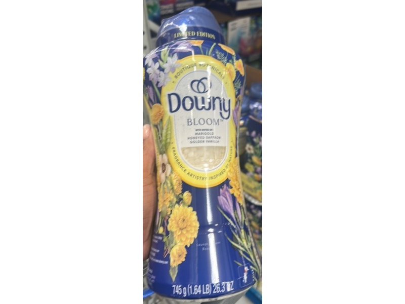 Downy Bloom Scent Booster Beads, Marigold, Honeyed Saffron & Golden Vanilla, 26.3 oz/745 g
