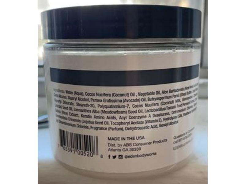 Eden Bodyworks Natural Curl Defining Creme, Coconut Shea, Medium Hold, 16 fl oz/473 mL