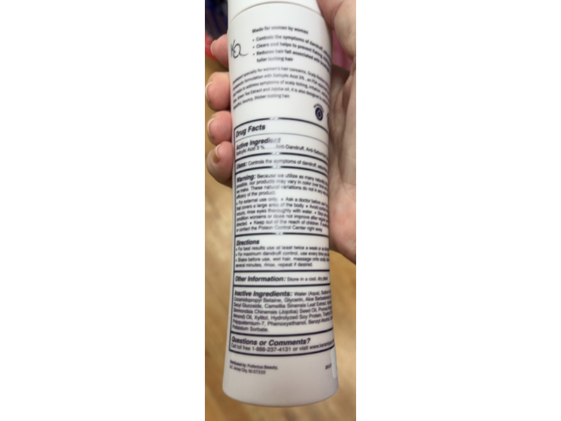 Keranique Anti Dandruff Shampoo, Salicylic Acid 3%, 8 fl oz/240 mL