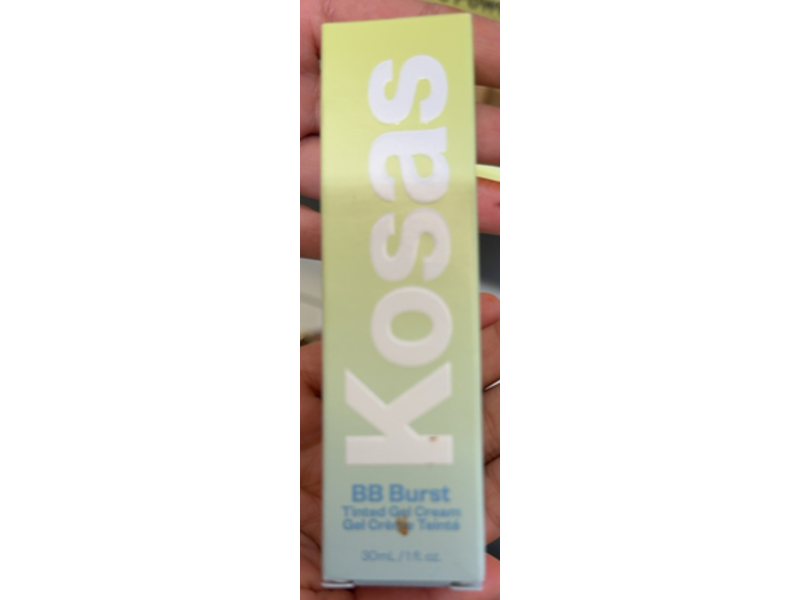Kosas BB Burst Tinted Face Gel Cream, Medium Deep Neutral Warm, 1 fl oz/30 mL