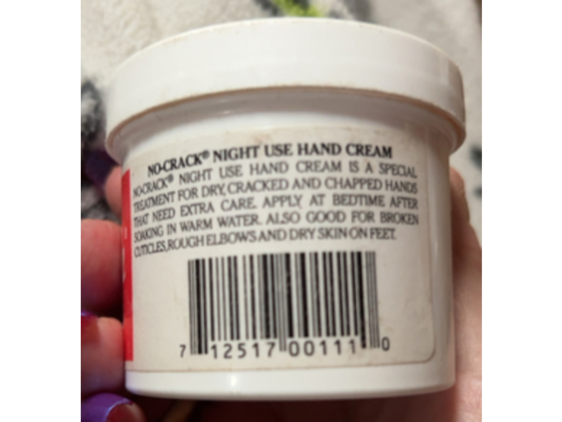 No-Crack Night Use Hand Cream, 4 oz/113 g