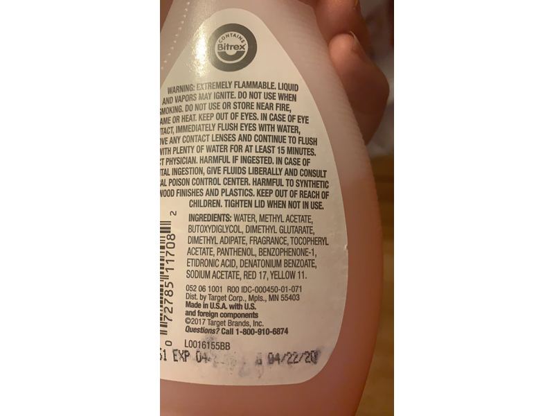 Up & Up Non-Acetone Nail Polish Remover, 6 fl oz/177.4 mL