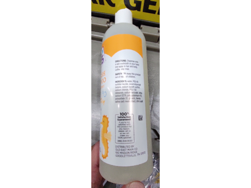 Gentle Steps Baby Wash & Shampoo, Oatmeal Extract, 16 fl oz/473 mL