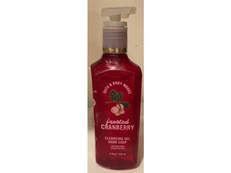 Bath & Body Works Cleansing Hand Soap, Frosted Cranberry, 8 fl oz/236 mL