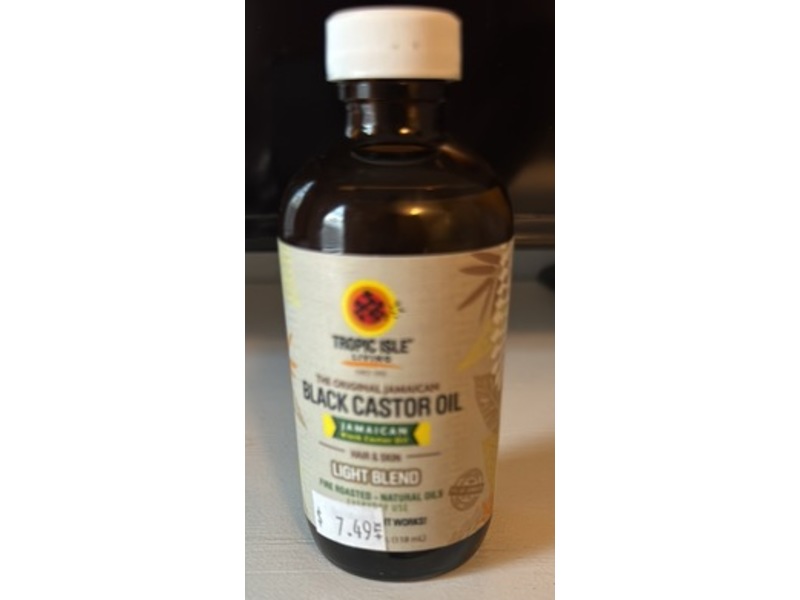 Tropic Isle Living Light Blend Jamaican Black Castor Oil, 4 fl oz/118 mL