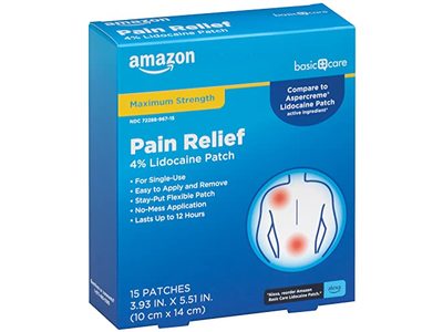 Amazon Basic Care Maximum Strength Pain Relief, 15 Count