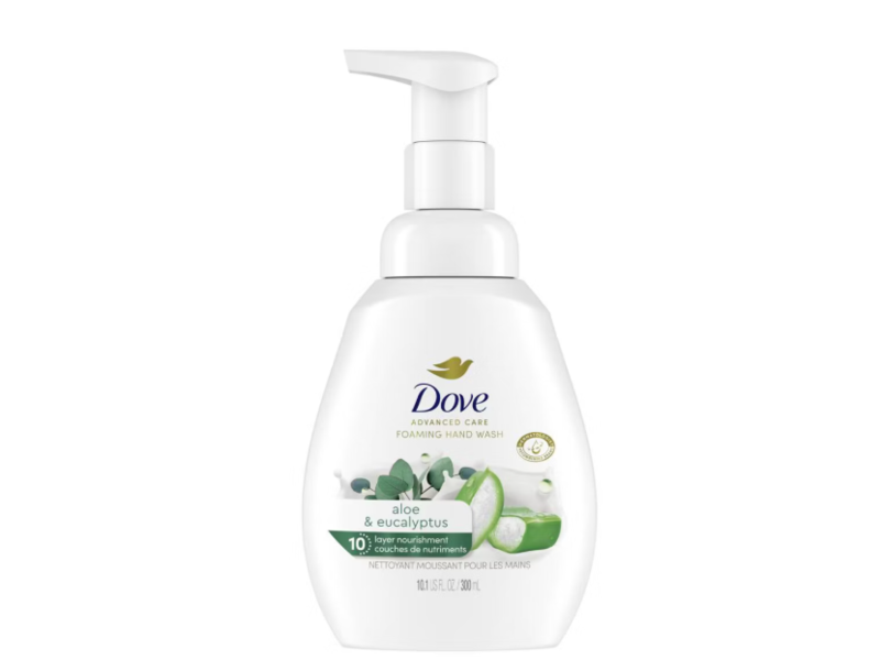 Dove Advanced Care Foaming Hand Wash, Aloe & Eucalyptus 10.1 fl oz / 300 mL
