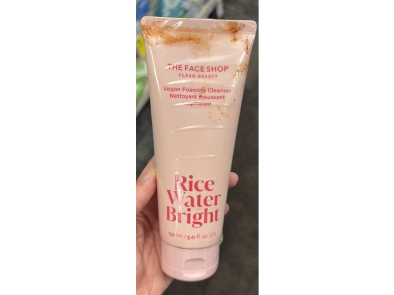 The Face Shop Rice Water Foaming Cleanser, 5 fl oz/150 mL