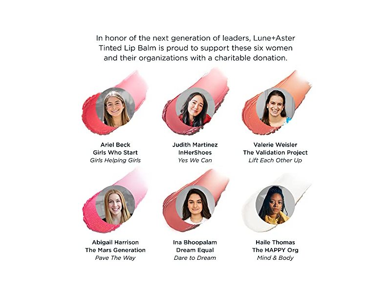 Lune+Aster Tinted Lip Balm, Dare To Dream, 0.1 oz/3.4 g