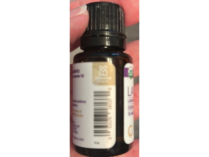 Rocky Mountain Oils Organic Lavandula Angustifolia Essential Oil, 0.5 fl oz/15 mL