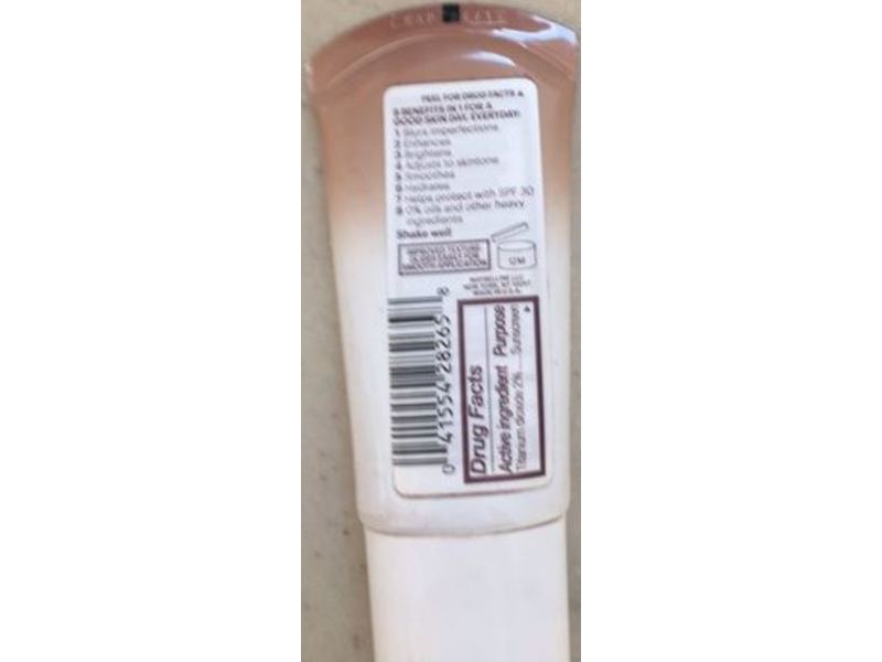 Maybelline New York Dream Bb Fresh, SPF 30, Pomegranate Extract, 130 Medium/Deep Sheer Tint, 1 fl oz/30 mL