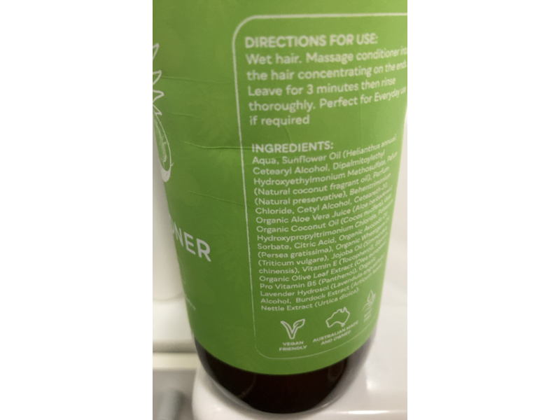 Australian Organic Biologika Everyday Conditioner, Coconut, 500 mL