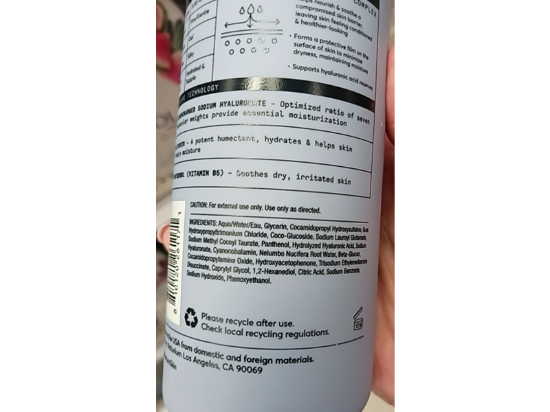 Naturium The Booster Hyaluronic Acid Body Wash, 16.9 fl oz/500 mL