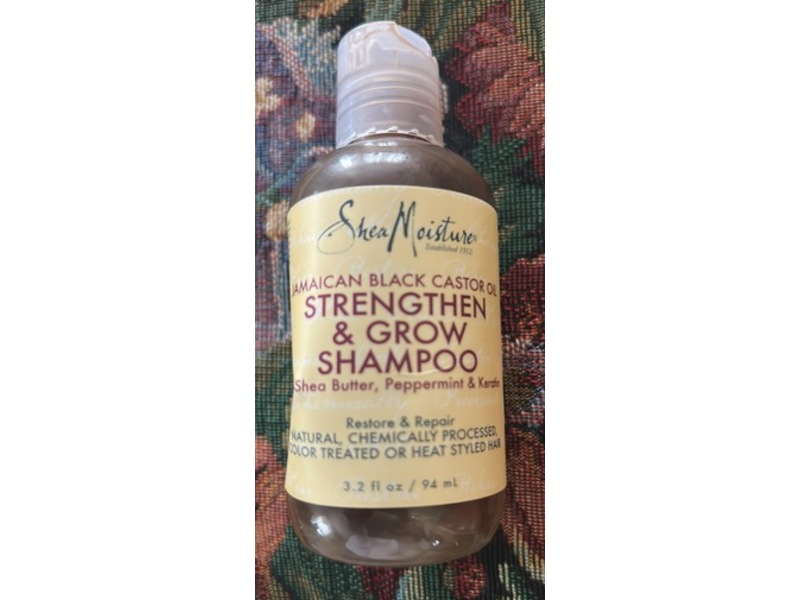 Shea Moisture Strengthen & Grow Shampoo, Jamaican Black Castor Oil, 3.2 fl oz/94 mL