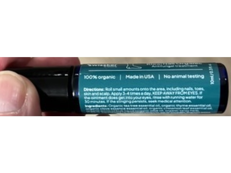 Swissklip Swissker KlearNail Organic AntiFungal Treatment, 0.3 fl oz/10 mL