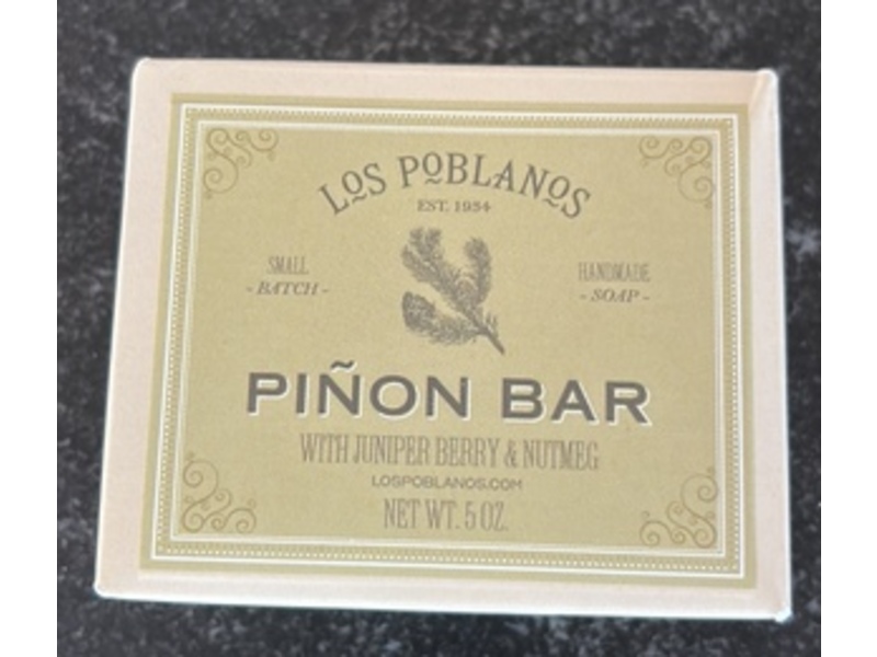 Los Poblanos Pinon Bar Soap with Juniper Berry & Nutmeg, 5 oz