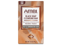 Ambi Skincare Black Soap Cleansing Bar Soap, 3.5 oz/99 g - Image 2
