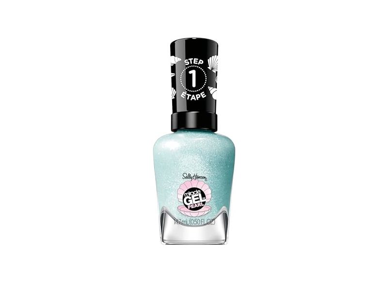 Sally Hansen Miracle Gel Pearl Nail Polish, 903 Seas The Day, 0.5 fl oz/14.7 mL