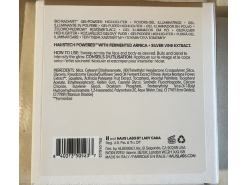 Haus Labs Bio-Radiant Gel-Powder Highlighter, Sunstone, 0.30 oz/8.5 g