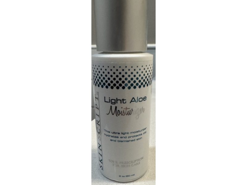 Skin Script Light Aloe Moisturizer, 2 oz/ 60 mL