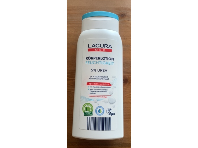 Lacura Med Body Lotion, Moisture, 5% Urea, 300 mL