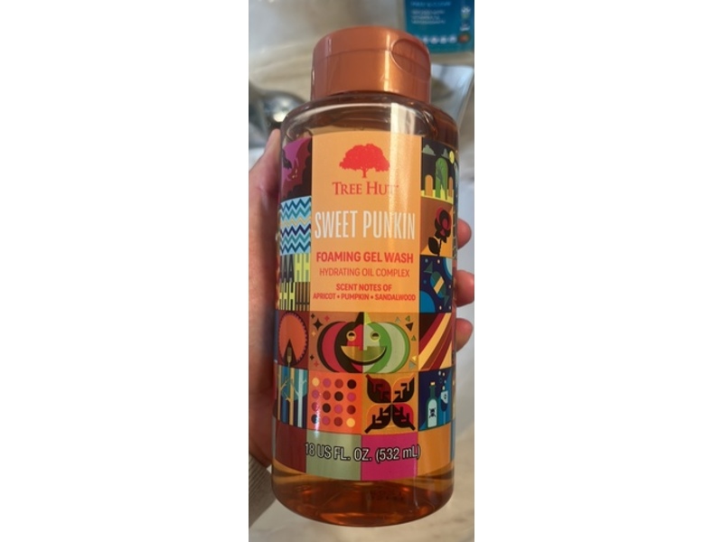 Tree Hut Foaming Gel Wash, Sweet Punkin, 18 fl oz/532 mL