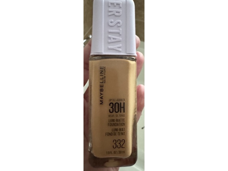 Maybelline New York Lumi-Matte Foundation, 332, 1.0 fl oz/30 mL
