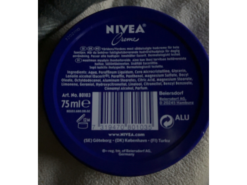 Nivea Creme, 75mL
