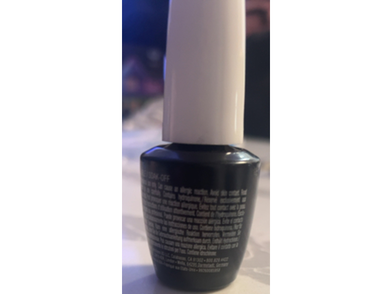 O.P.I Gel Color, Black Onyx, 0.5 fl oz/15 mL