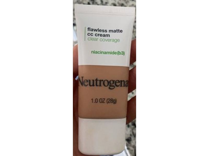 Neutrogena Clear Coverage Flawless Matte CC Cream, Fawn, 1 oz/28 g