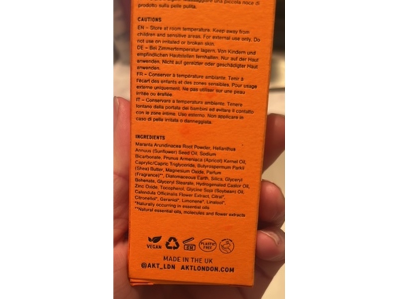 AKT The Deodorant Balm, SC.01 Orange Grove, 1.76 fl oz/50 mL