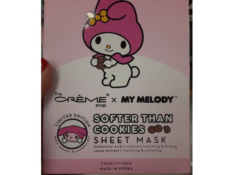 The Creme Shop Softer Than Cookies Sheet Mask, 2.65 oz/75 g, 3 Pack