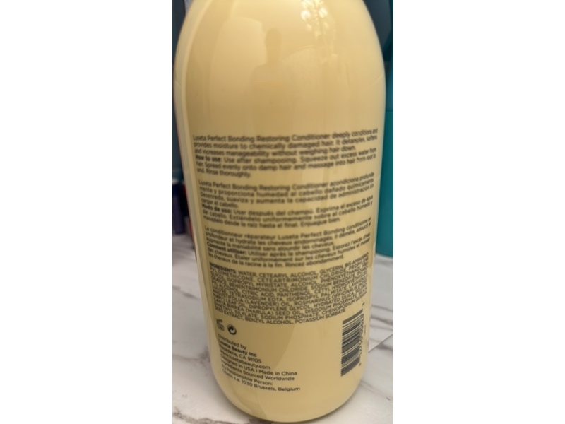 Luseta Perfect Bonding Restoring Conditioner, 33.8 fl oz/1 L, Pack Of 2