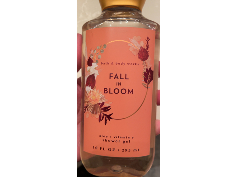 Bath & Body Works Fall In Bloom Shower Gel, Aloe + Vitamin E, 10 fl oz/295 mL