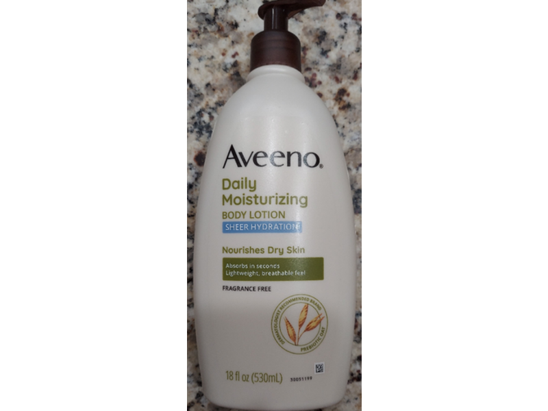 Aveeno Daily Moisturizing Body Lotion, 18 fl oz/530 mL