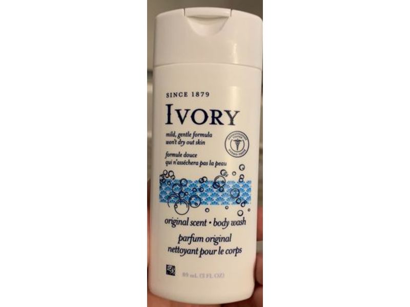 Ivory Original Scent Body Wash, 12 fl oz/89 mL