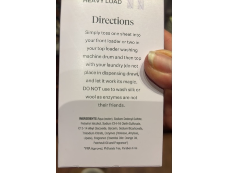 MNML. Laundry Detergent Sheets, Chamomile Calm Relax And Unwind, 60 Count