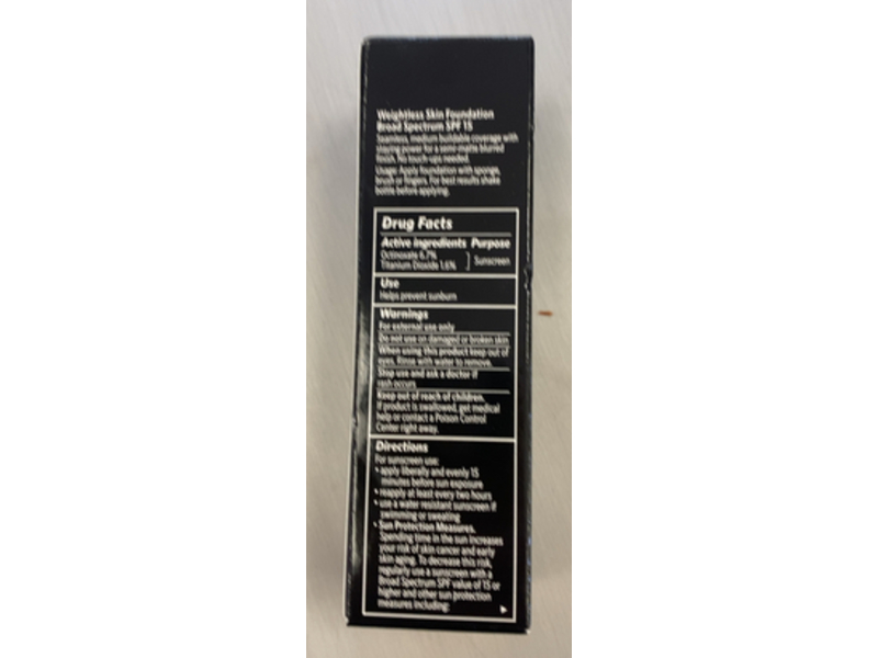 Bobbi Brown Weightless Skin Foundation, SPF 15 Natural Tan, 1 fl oz/30 mL