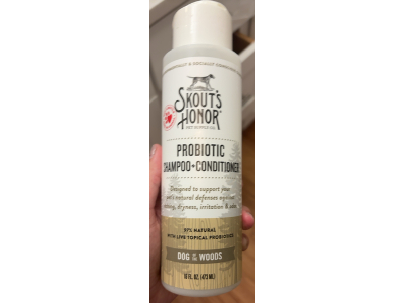 Skout's Honor Probiotic Shampoo + Conditioner, Dog Of the Woods, 16 fl oz/473 mL