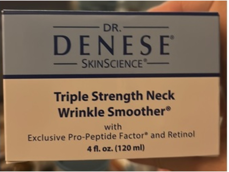 Dr. Denese SkinScience Triple Strength Neck Wrinkle Smoother, 4 fl oz/120 mL