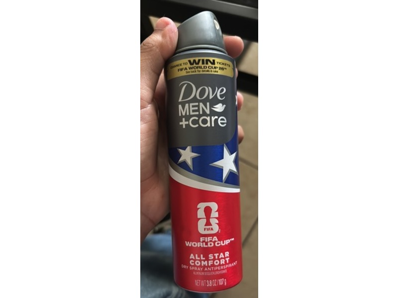 Dove Men+Care Dry Spray Antiperspirant, All Star Comfort, 3.8 oz/107 g