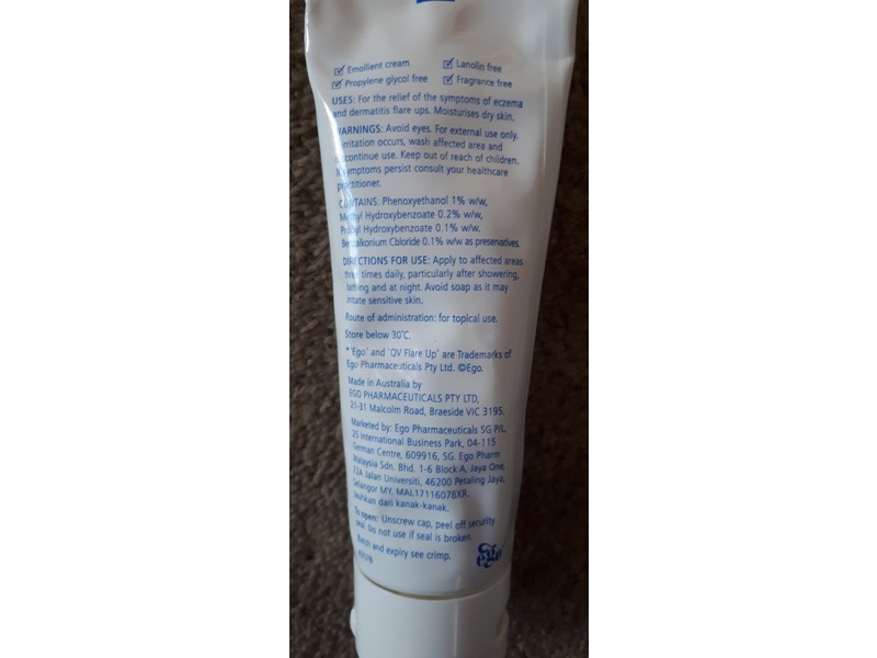 EGO QV Flare Up Cream, 3.5 oz/100 g