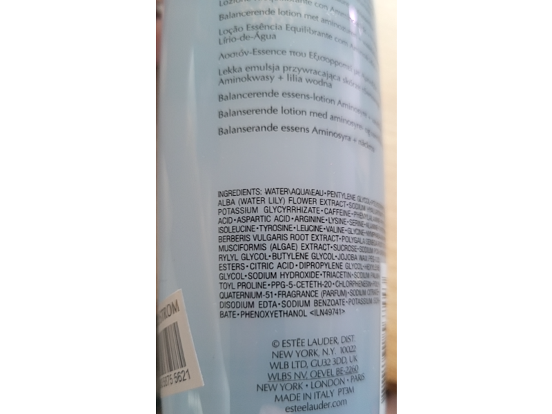 Estee Lauder Perfectly Clean Infusion Balancing Essence Treatment Lotion, 13.5 oz/400 mL