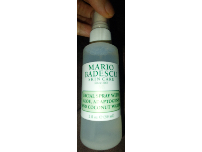 Mario Badescu Skin Care Facial Spray, Aloe, Adaptogens And Coconut Water, 2 fl oz/59 mL