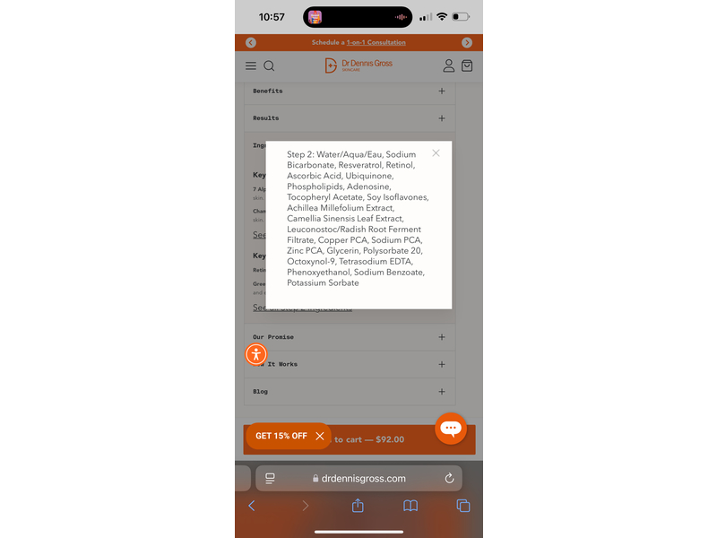 Dr Dennis Gross Extra Strength Daily Peel, Alpha Beta, 0.07 fl oz/2.2 mL, 30 Count