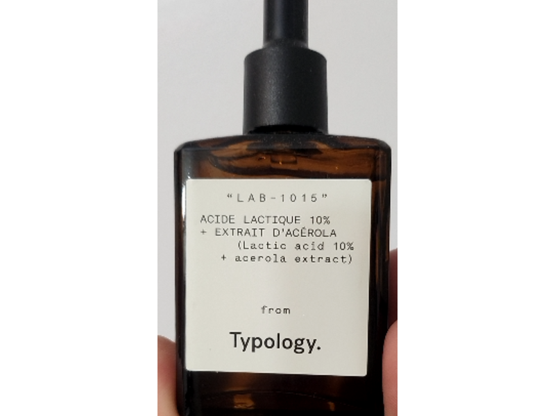 Typology Lab-1015 Lactic Acid Gentle Resurfacing Serum, 1 fl oz/30 mL