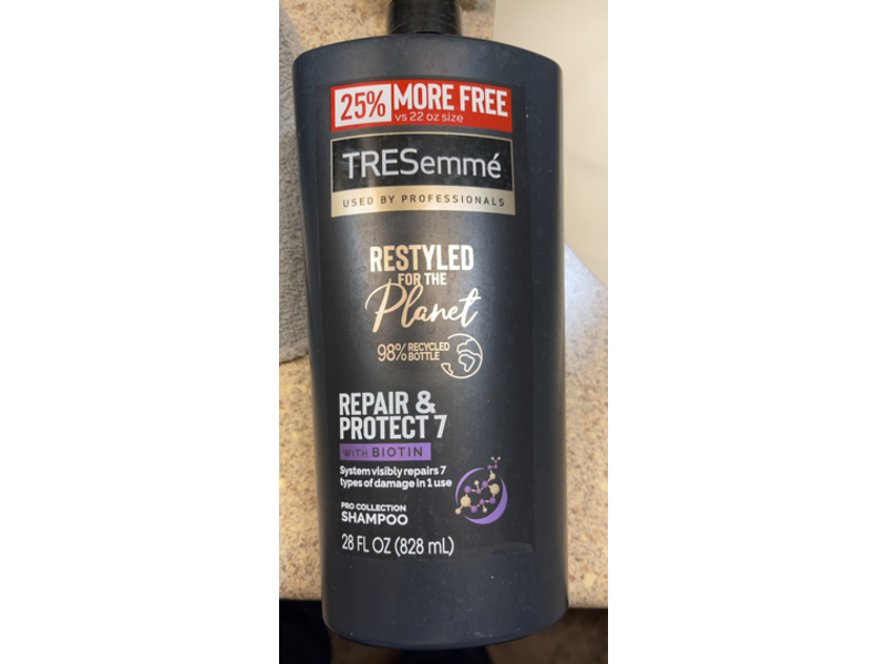 Tresemme Repair & Protect Shampoo, Biotin, 28 fl oz/828 mL