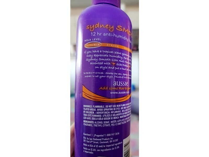 Aussie Sydney Smooth Hair Spray, 10.2 fl oz/300 mL